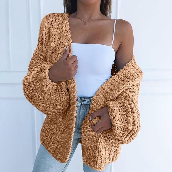 Fashion Cable Knit Cardigan