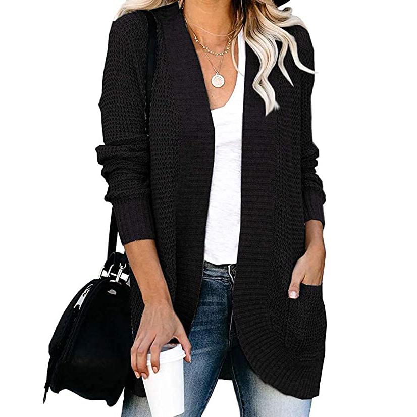 Long Sleeve Knit Cardigan Sweater