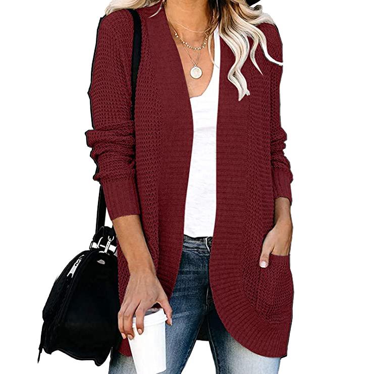 Long Sleeve Knit Cardigan Sweater