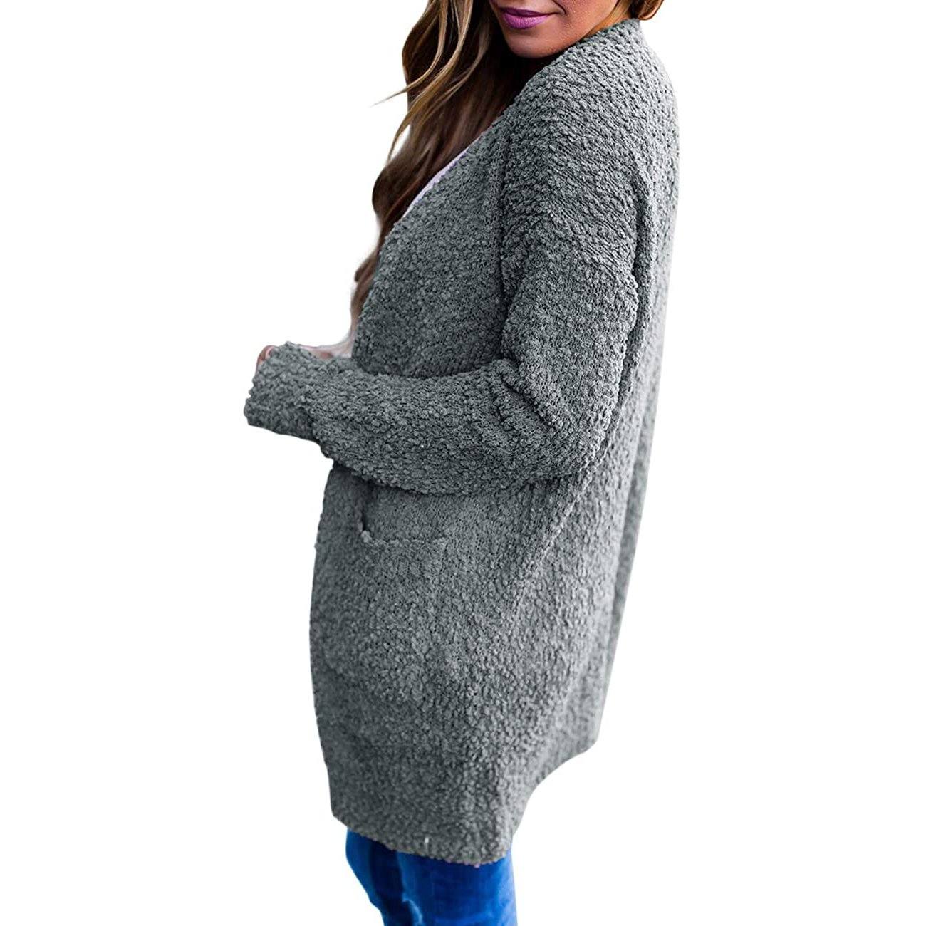 Long-Sleeved Soft Chunky Knitted Sweater