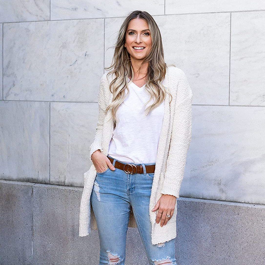 Long-Sleeved Soft Chunky Knitted Sweater