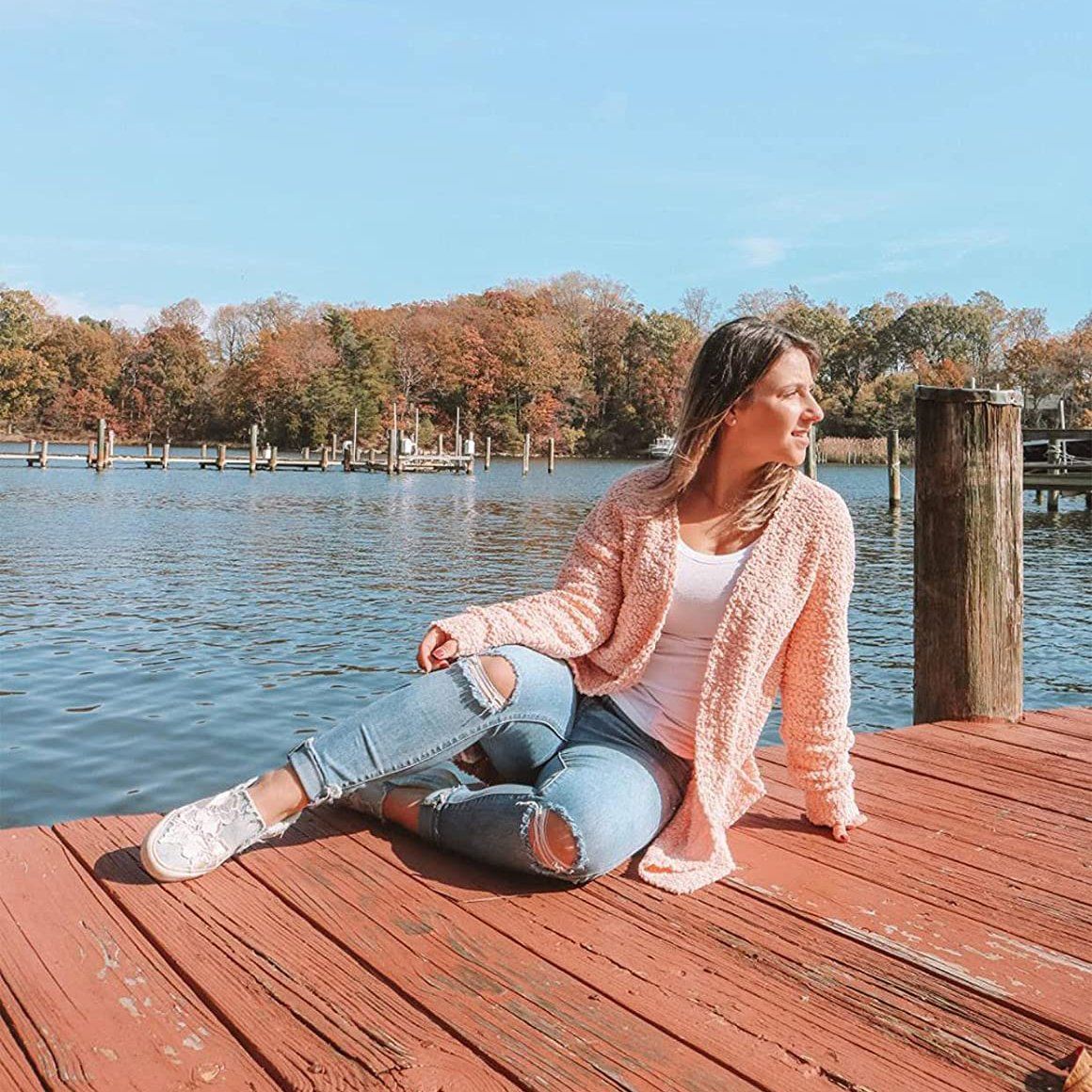 Long-Sleeved Soft Chunky Knitted Sweater