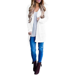 Long-Sleeved Soft Chunky Knitted Sweater