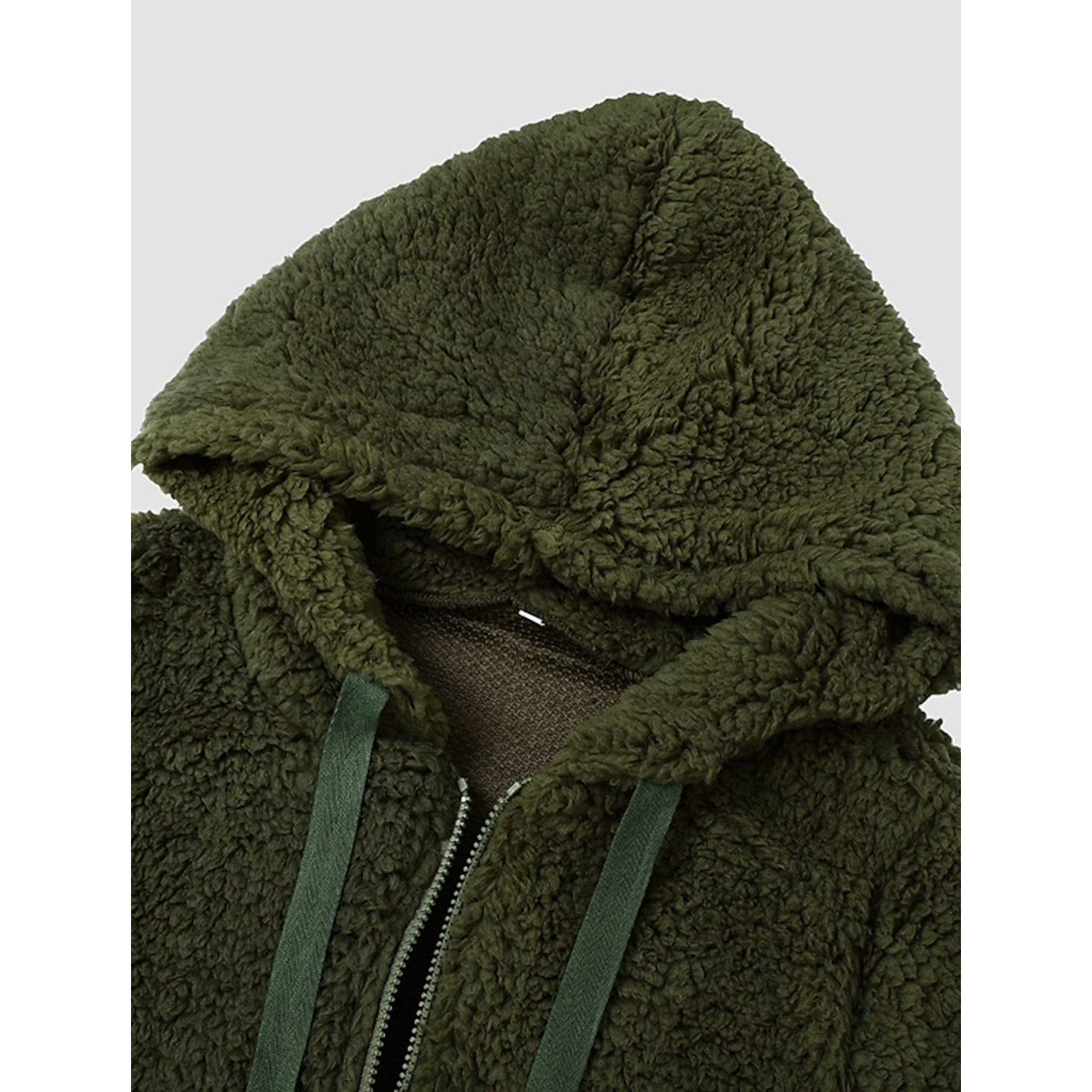 Plus Size Hoodie Coat Long Sleeve