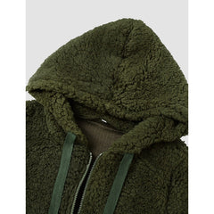 Plus Size Hoodie Coat Long Sleeve