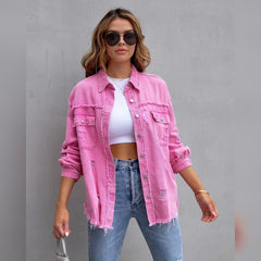 Shacket Long Sleeve Denim