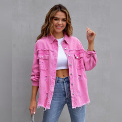 Shacket Long Sleeve Denim