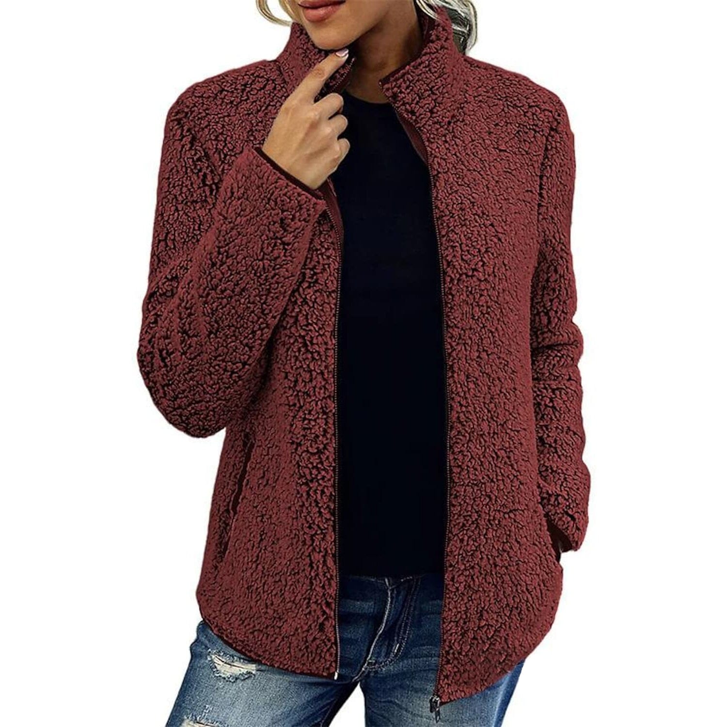 Zip Up Jacket Long Sleeve