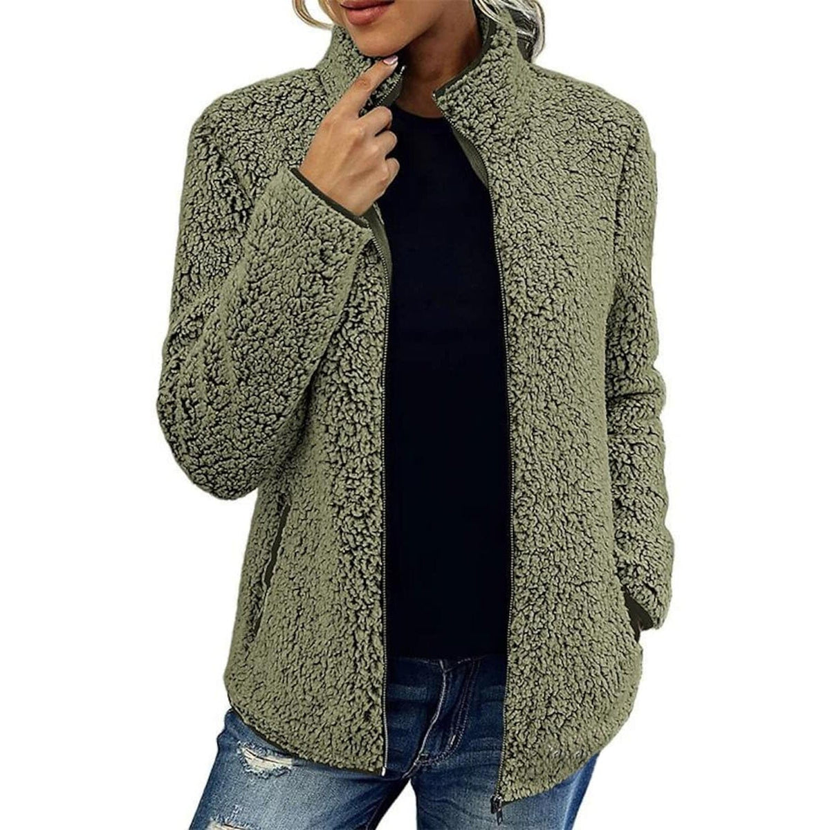 Zip Up Jacket Long Sleeve