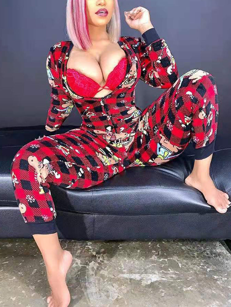 Christmas Pajamas Jumpsuit