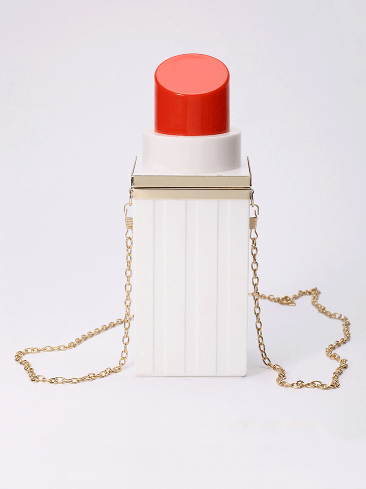 Lipstick Design Chain Novelty Bag