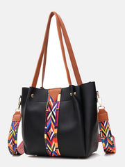 Colorful Strap Bucket Bags