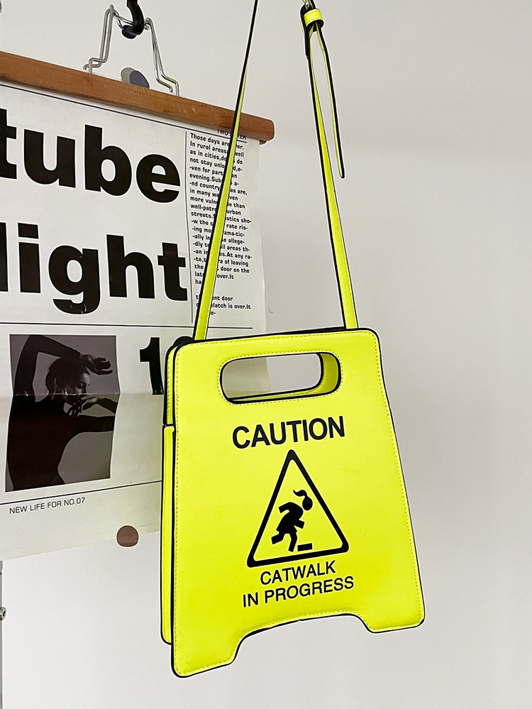 Warning Sign Design Bag