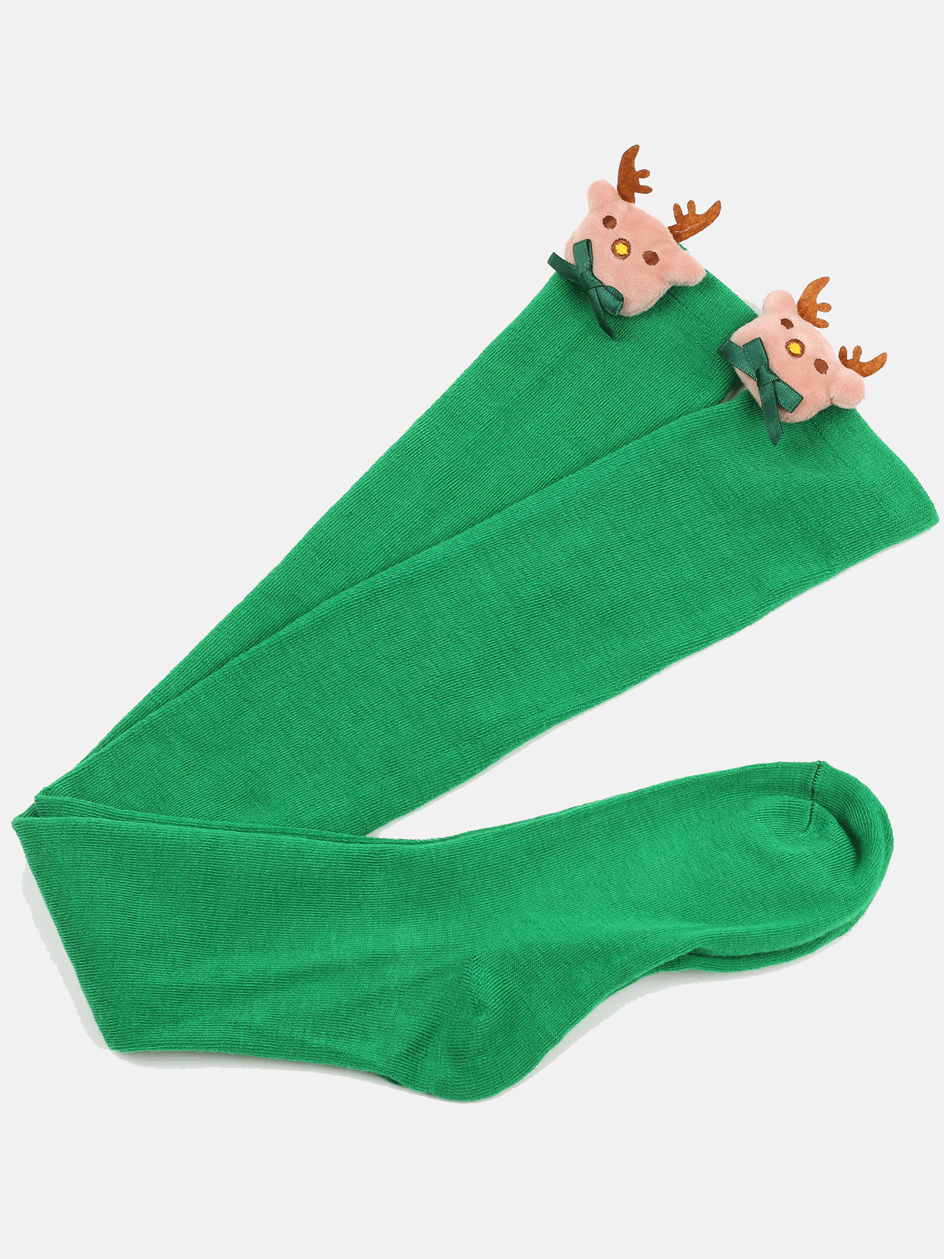 Christmas Elk Deco Socks