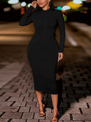 Bodycon Cutout Midi Dress