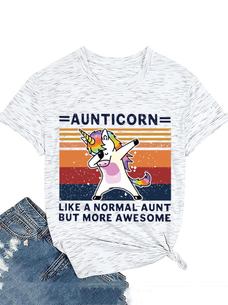 Aunticorn Casual Tee