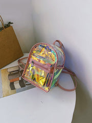 Holographic Curved Top Backpack