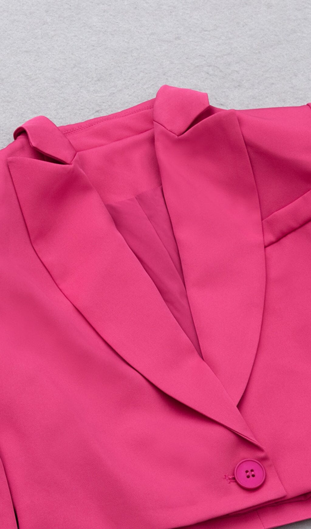 BARBIE PINK DRAWSTRING SLING SHORT SKIRT SUIT