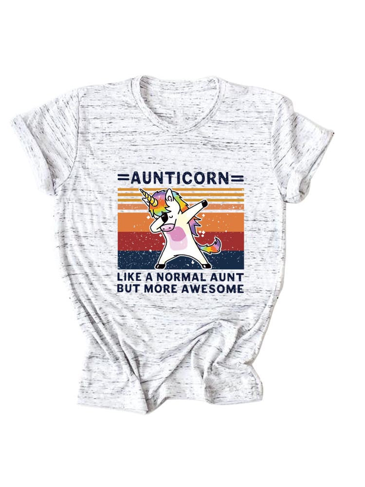 Aunticorn Casual Tee