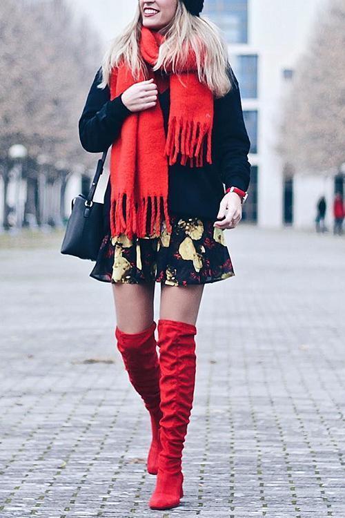 Solid Tassels Scarf