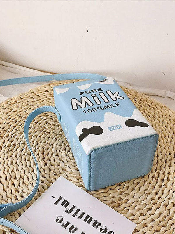 Cute Carton Crossbody Bag