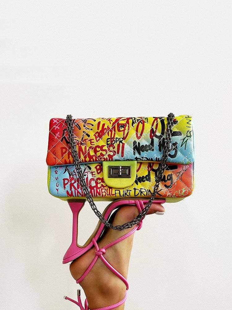 Graffiti Crossbody Bag