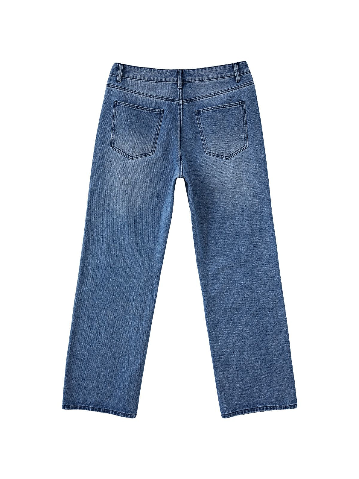 Men's Washed Revenge Straight Leg Jeans