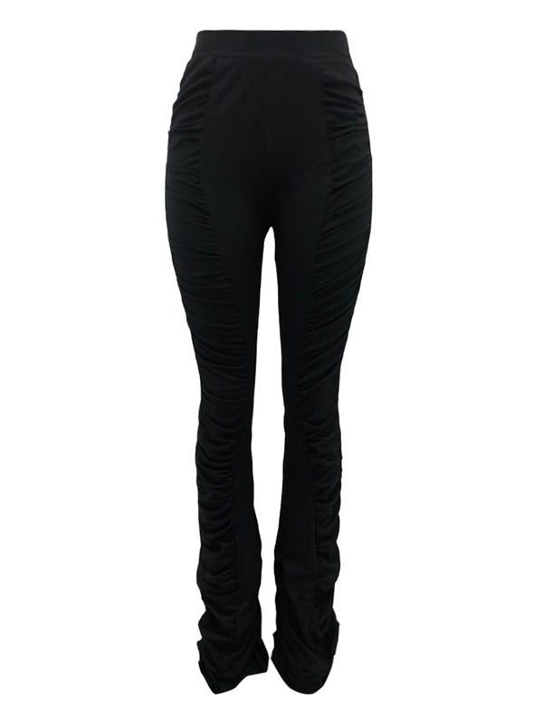 High Waisted Stacked Stretch Pants