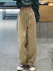 Pocket Straight Leg Cargo Pants