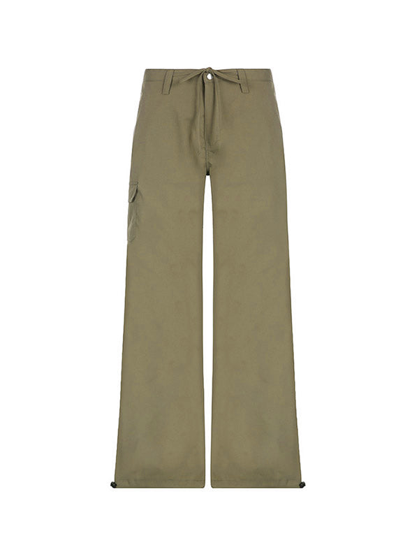 Straight Leg Pocket Cargo Pants