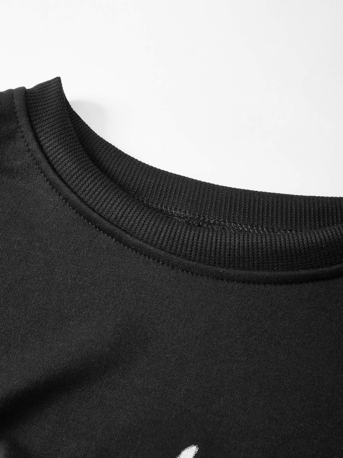 Men's Black Long Sleeve Graphic Tee