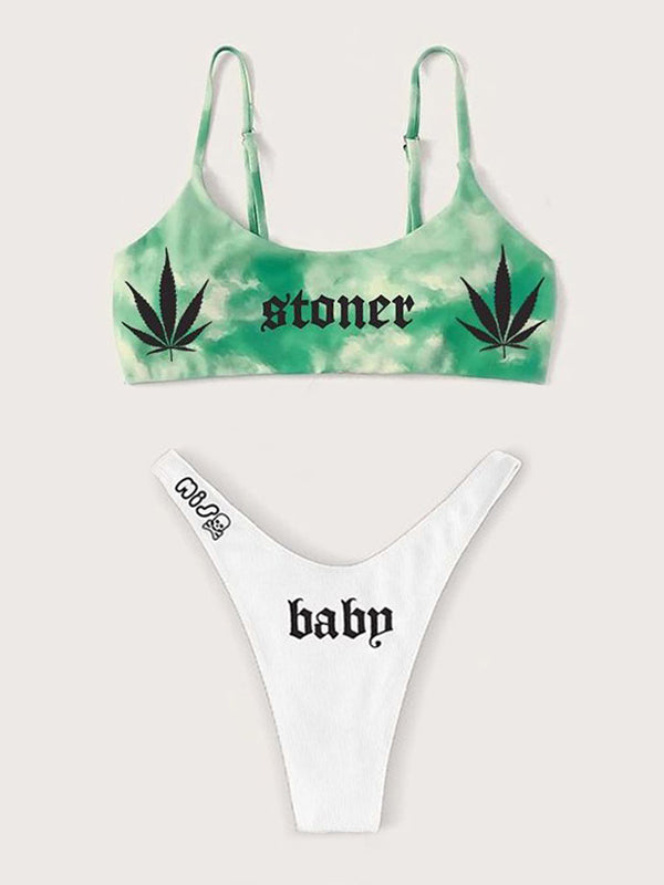 Tie-Dye Angel Baby Bikini Set