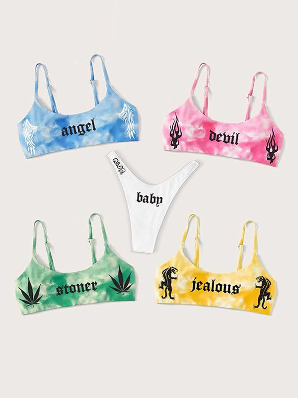 Tie-Dye Angel Baby Bikini Set