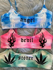 Tie-Dye Angel Baby Bikini Set