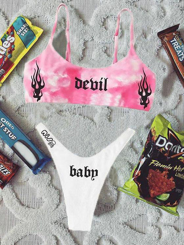 Tie-Dye Angel Baby Bikini Set