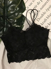 Strappy Lace Padded Corset Top