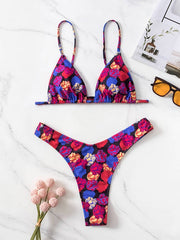 Floral Print Bikini Set