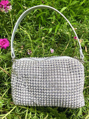 Rhinestone Zipper Bag