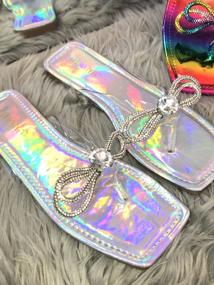 PU Bling Bags ï¼?Slides