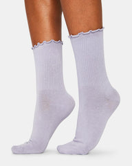 Ruffle Folds Socks