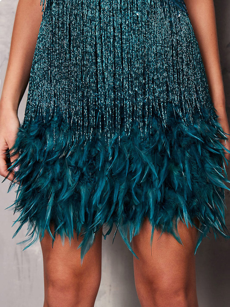 Sequin Tassels Dress