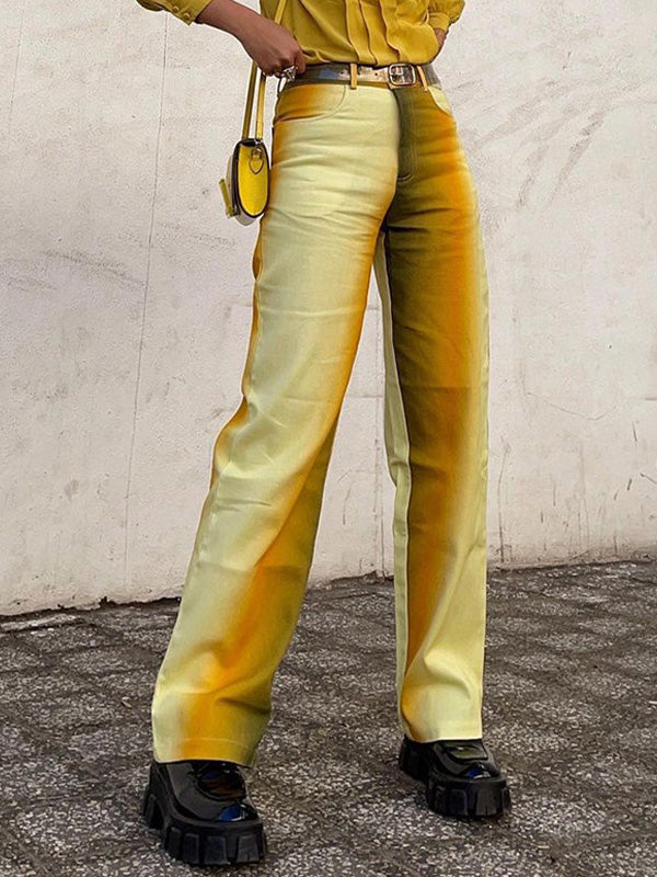 High Waisted Gradient Pants