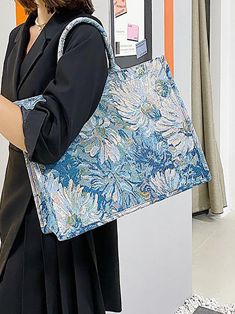 Floral Pattern Tote