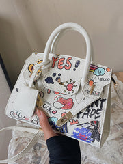 Graffiti Crossbody Handbag