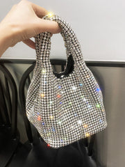 Rhinestone Bucket Bag