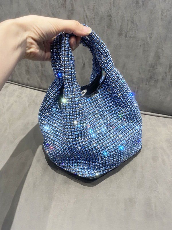 Rhinestone Bucket Bag