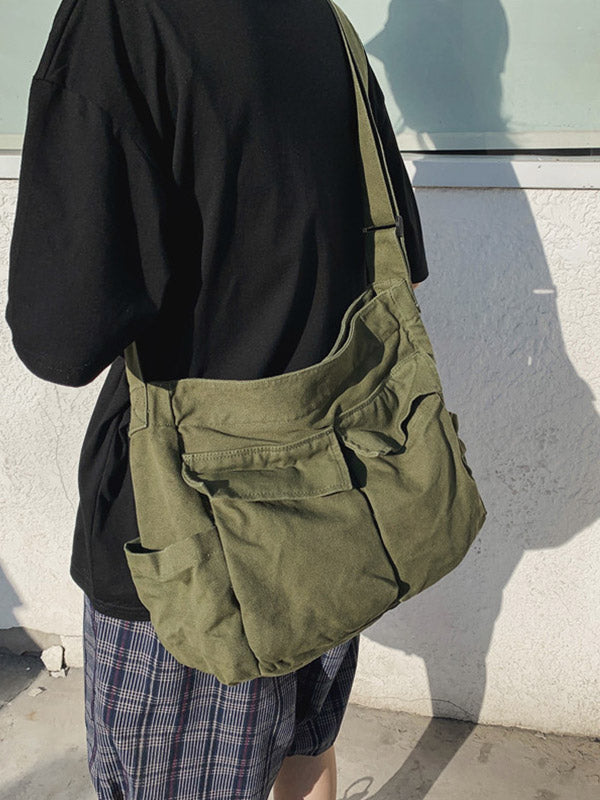 Large Canvas Satchel Bag