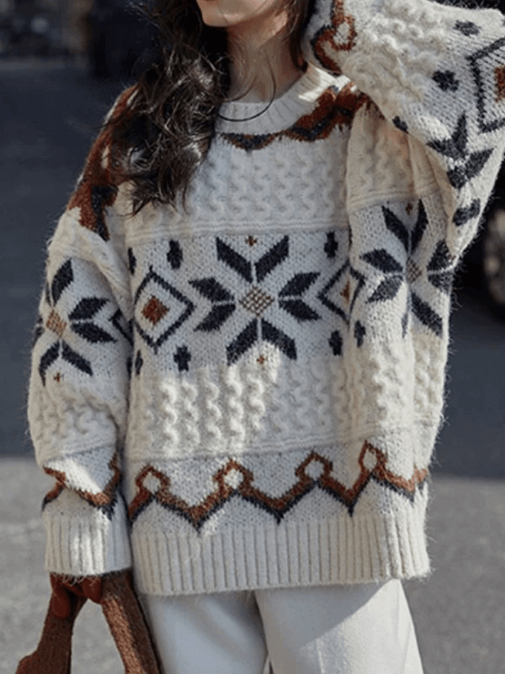 Fair Isle Christmas Pullover Sweater