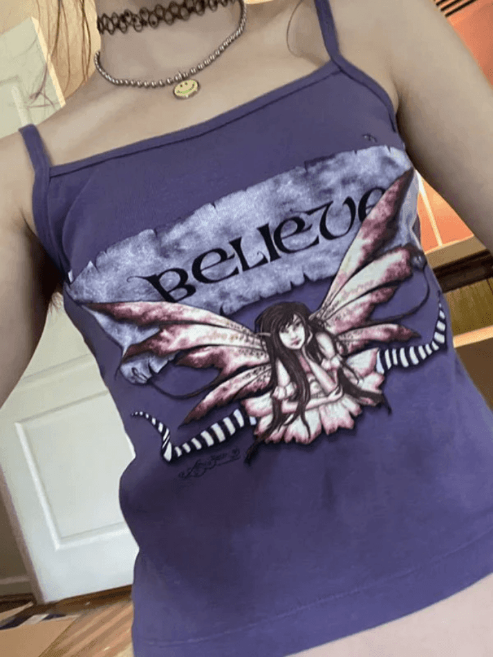 Fairy Printed Cami Top