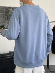 Men's Basic Crew Neck Sweatshirt